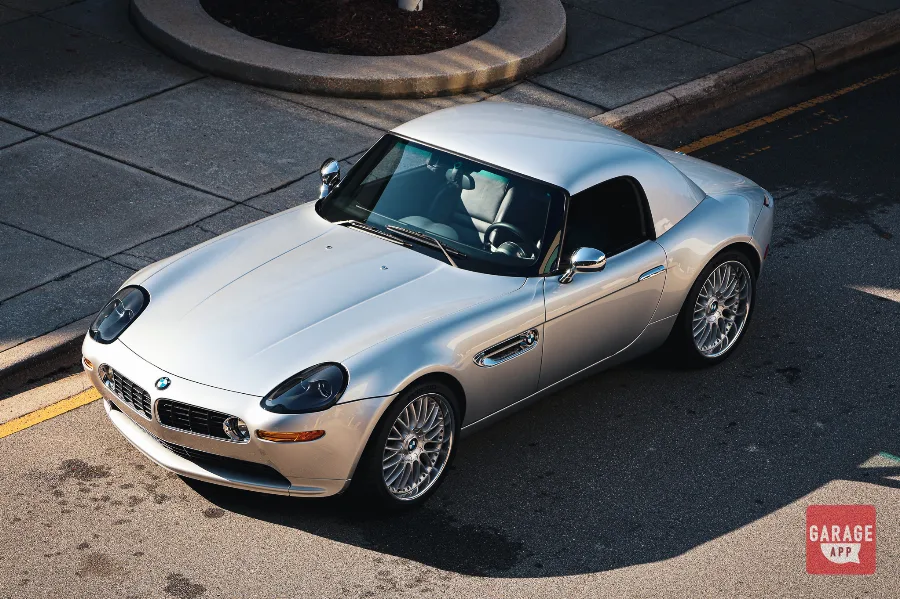 Classic BMW Z8 photographed during a luxury automotive gathering celebrating BMW heritage and collector vehicles.