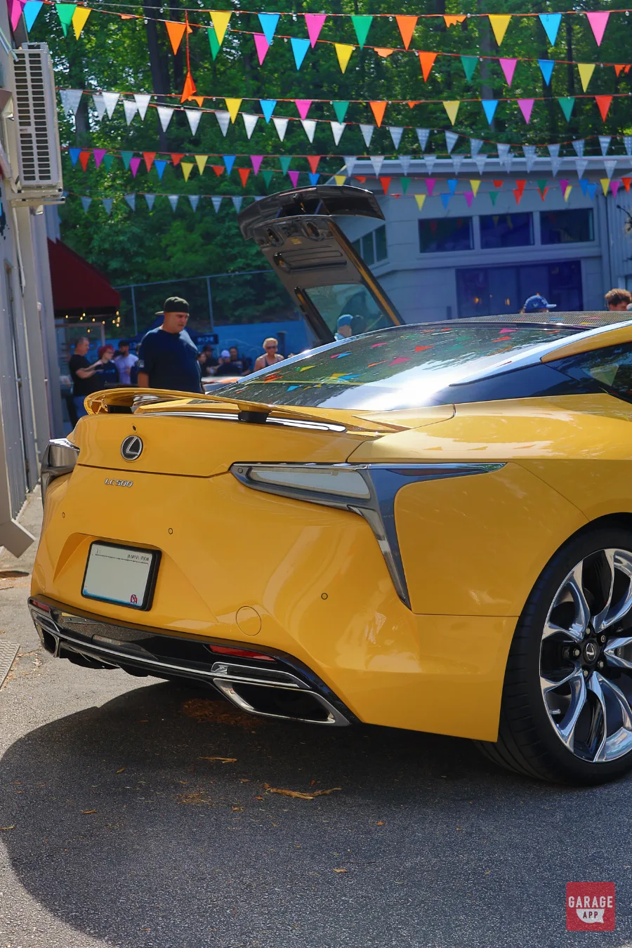 Detailed exterior shot of a Lexus LC 500, one of the last naturally aspirated V8 luxury coupes.