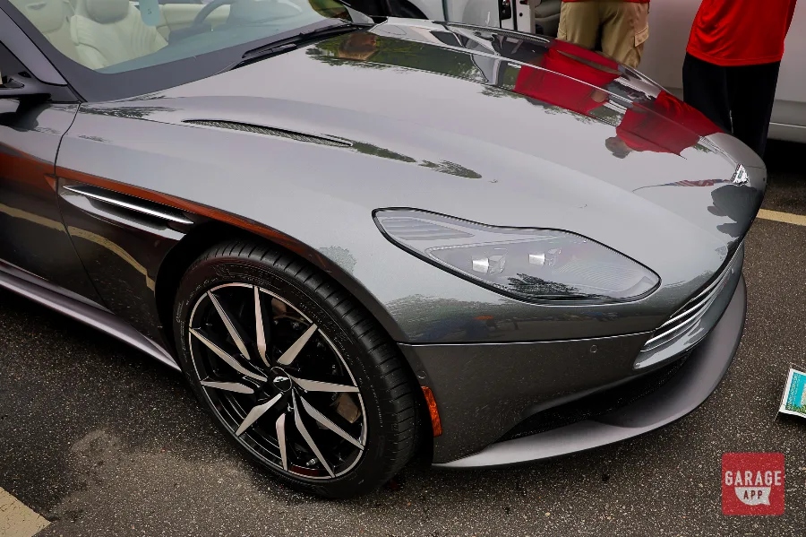 Aston Martin DB11 Volante front wheel fender vent Pinehurst NC