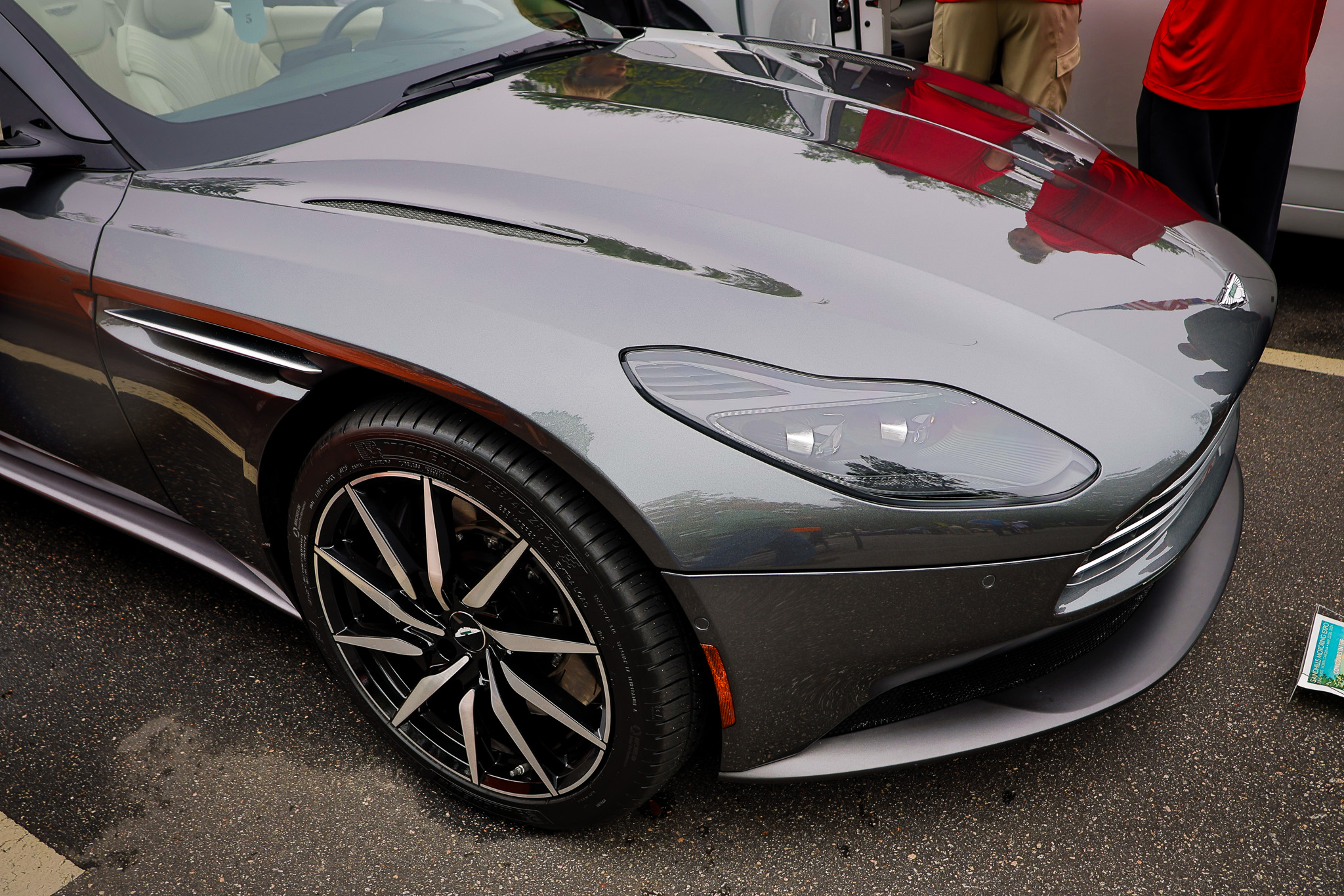 Aston Martin DB11 Volante front wheel fender vent Pinehurst NC