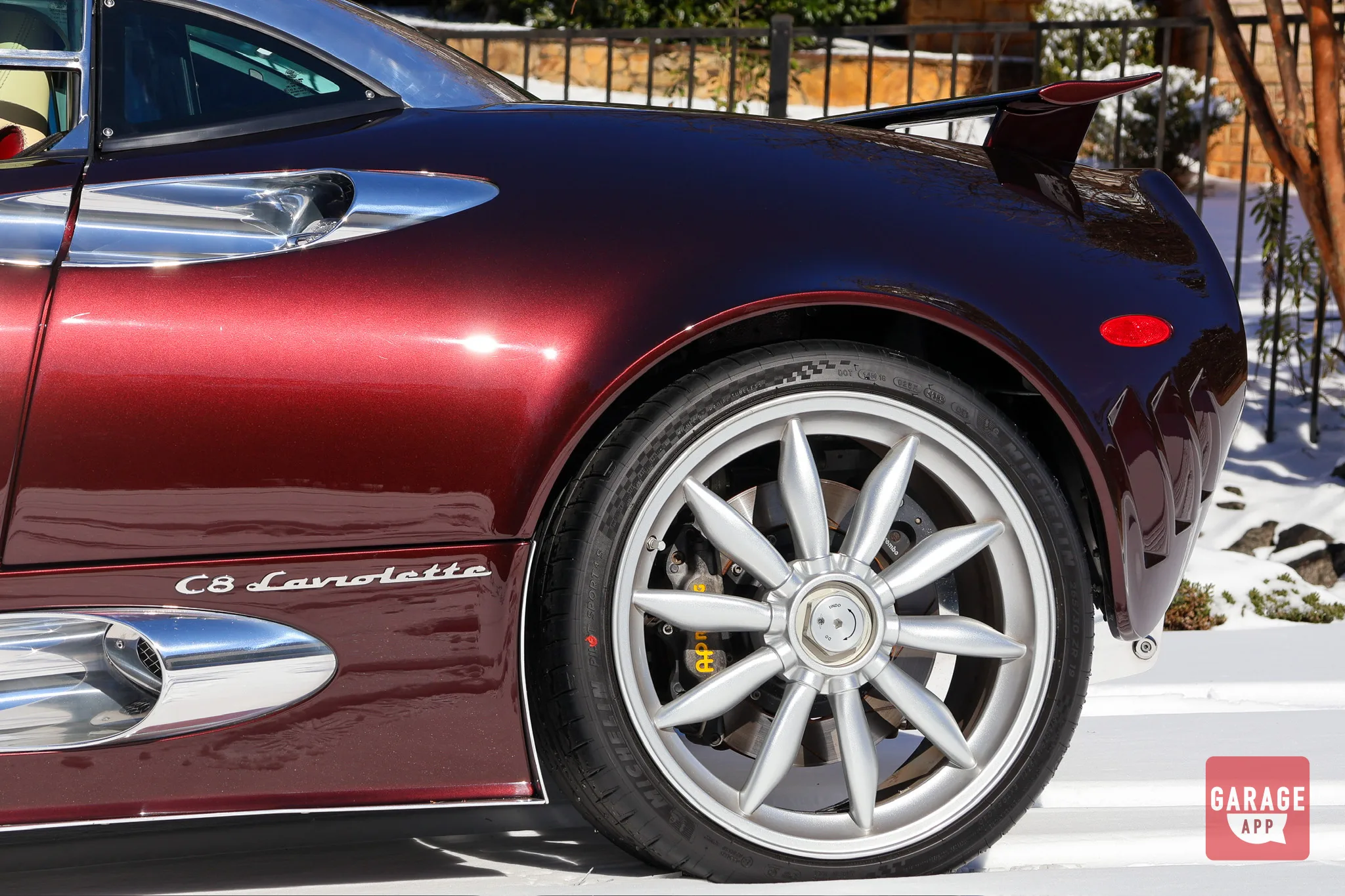 Rear wheel detail