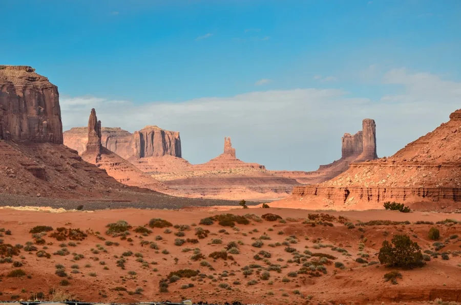 Desert landscape drive